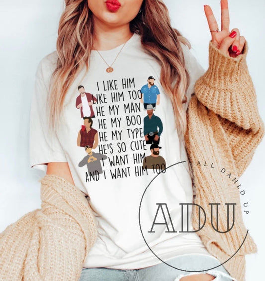 I Like Him.. Country Artists